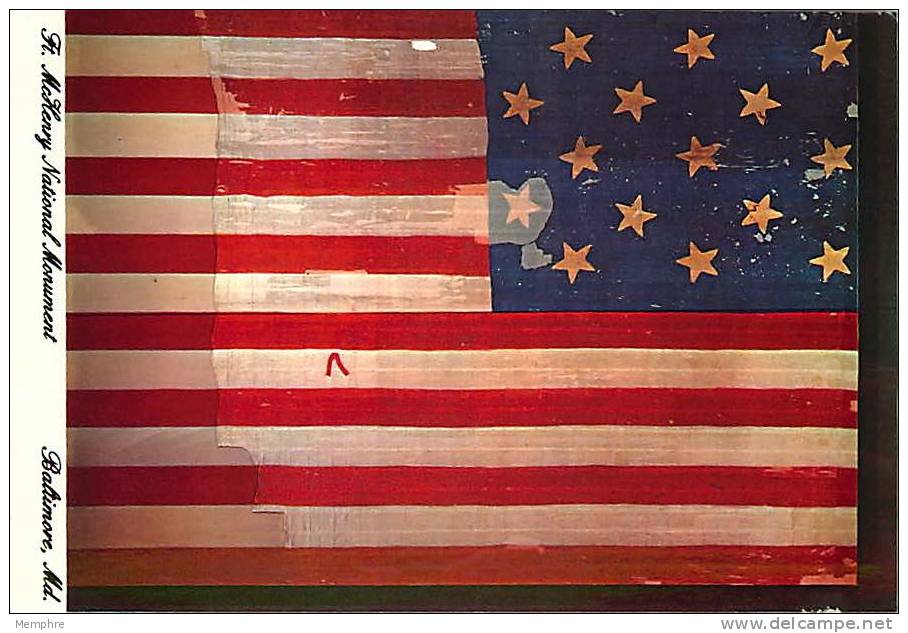 Fort McHenry Flag  At Smithsonian Institution  Used To Canada - Otros & Sin Clasificación