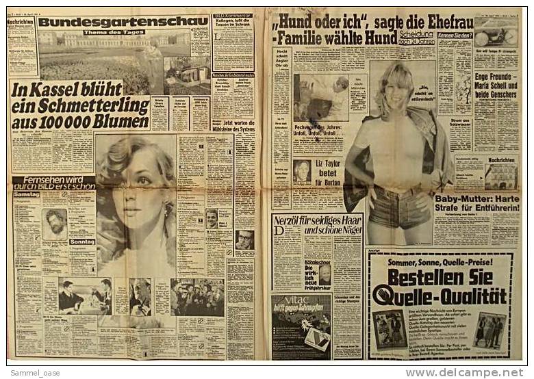 BILD-Zeitung Vom 25. April 1981 : Roland Biggs Frei - Er Rief : Champagner Für Alle - Other & Unclassified