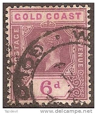 GOLD COAST - 1913 6d King George V. Scott 74. Used - Goldküste (...-1957)