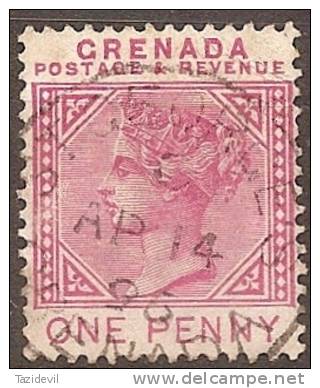 GRENADA - 1883 1d Queen Victoria. Scott 21. Used - Grenada (...-1974)