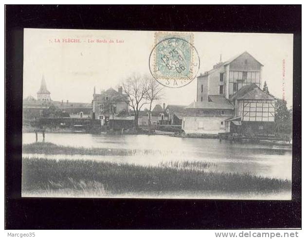 La Flèche Les Bords Du Loir édit.V.A. N° 7 Moulin - La Fleche