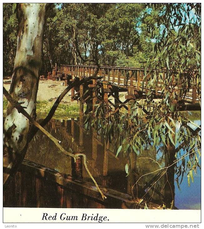 RED GUM BRIDGE Swan Hill Pioneer Settlement Victoria Australia - Autres & Non Classés