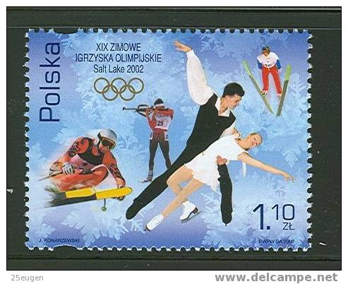 POLAND 2002 O.G. SALT LAKE CITY  MNH - Hiver 2002: Salt Lake City