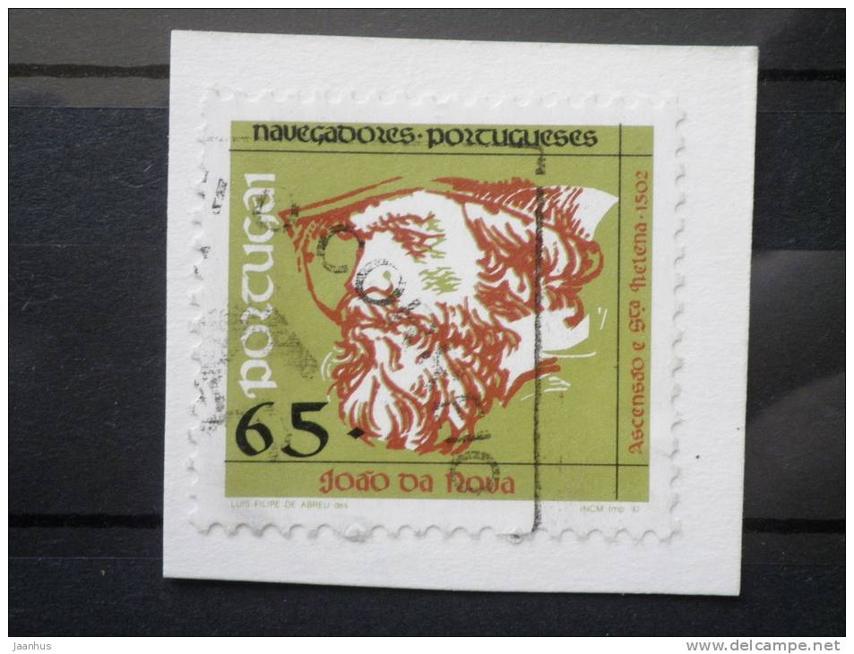 Portugal - 1992  - Mi.nr. 1909 - Used - Portuguese Navigators - Joao Da Nova - Definitives - On Paper - Used Stamps