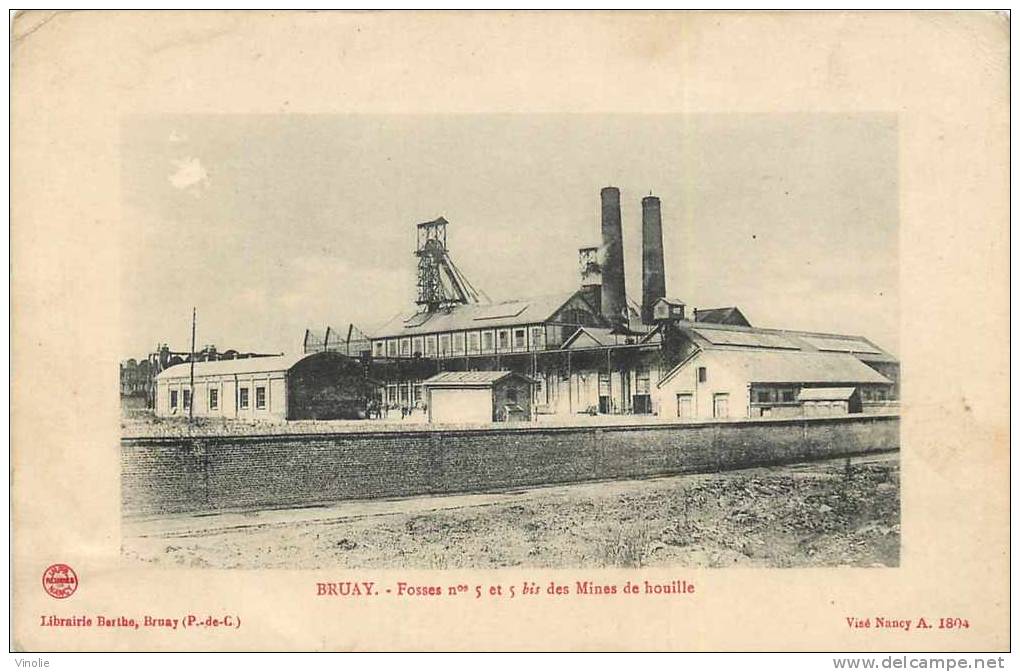 Nord : Réf : D-12-0770 :  Bruay  Mines De Houille - Bruay Sur Escaut