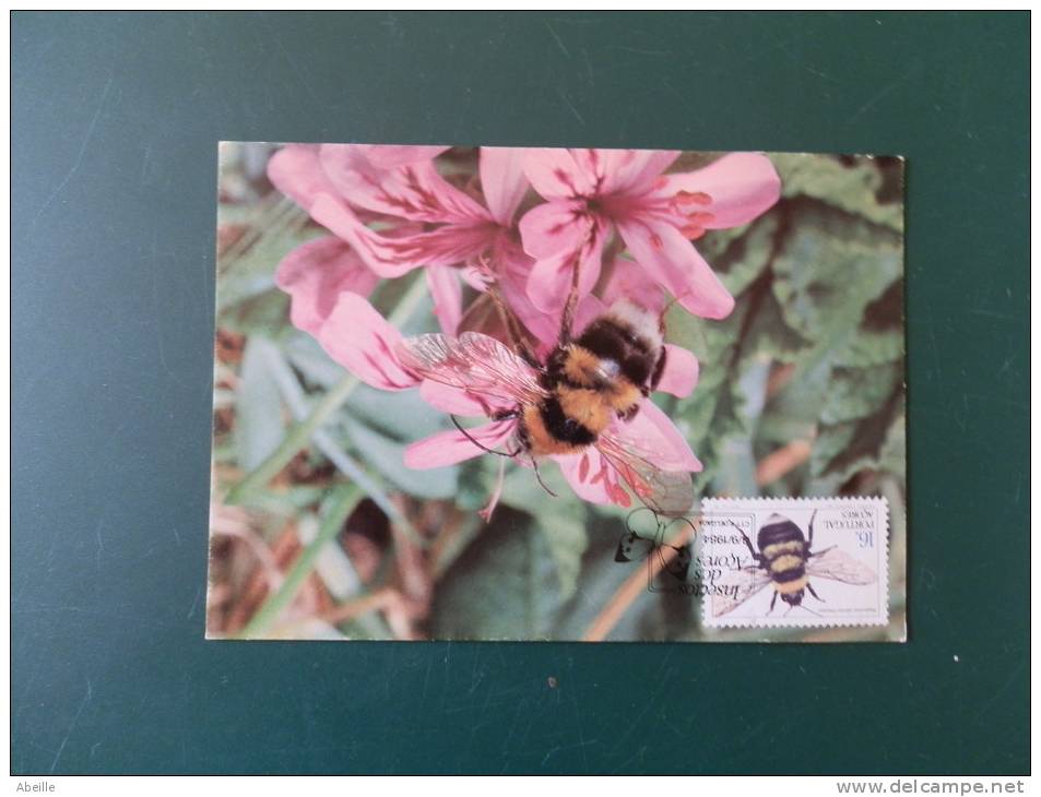 28/487   MAXI CARTE AZORES - Honeybees