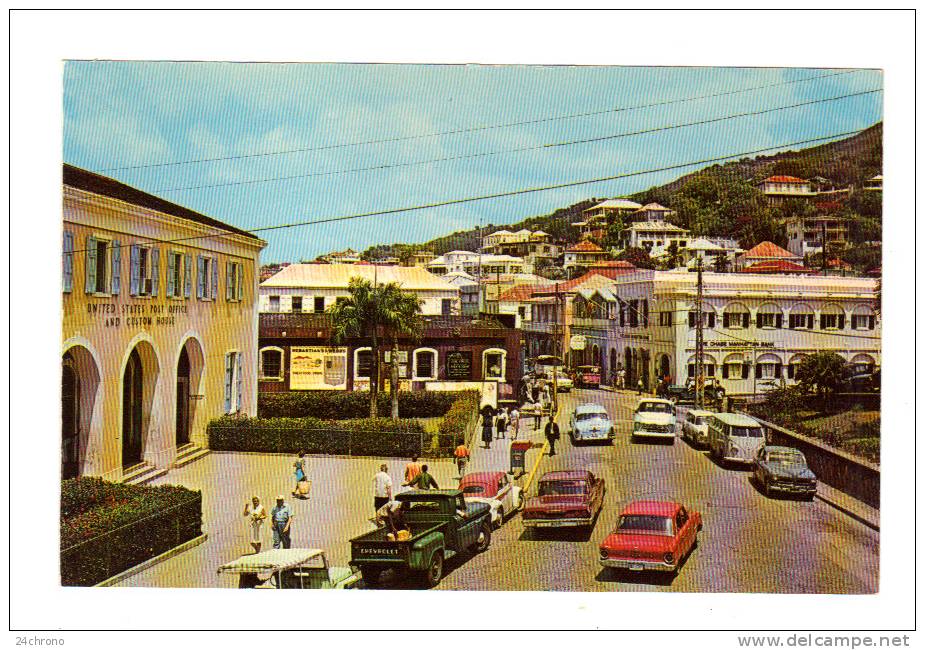 Antilles, St Thomas, Virgin Islands: Main Square (12-1503) - Jungferninseln, Amerik.