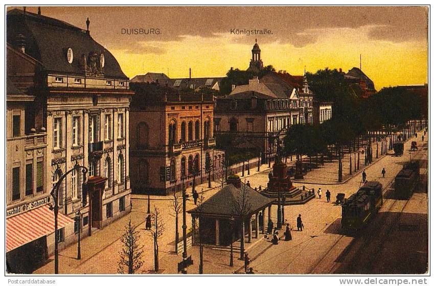 Duisburg - Königstrasse - & Tram - Duisburg