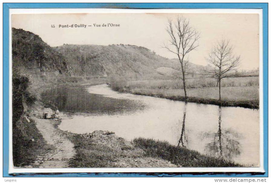 14 - PONT D´OUILLY -- Vue De L'Orne - Pont D'Ouilly