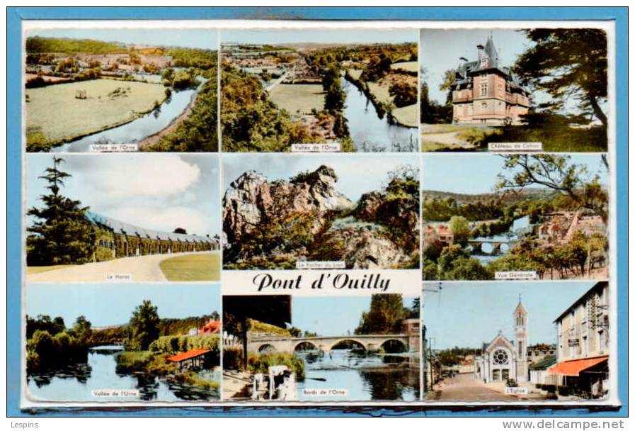 14 - PONT D´OUILLY --  9 Vues - 1950 - 60 - Pont D'Ouilly