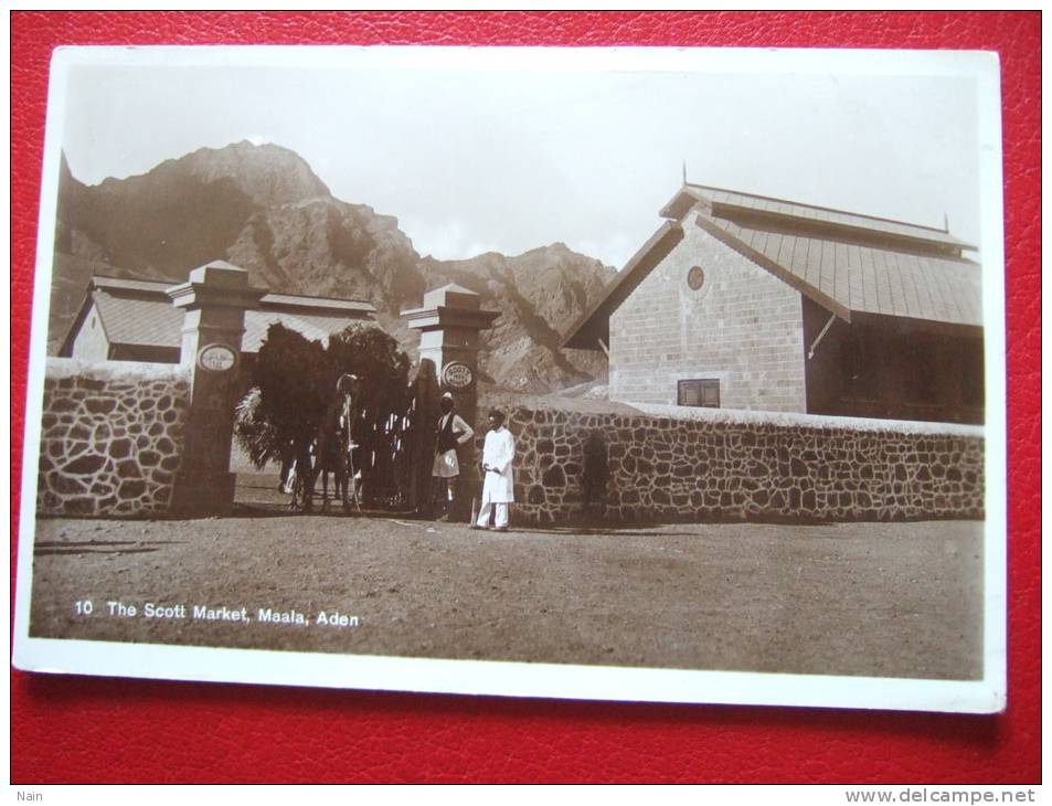 YEMEN - ADEN - THE SCOTT MARKET , MAALA - - Yémen