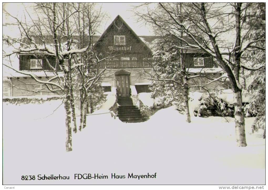 AK Schellerhau, FDGB-Heim Haus Mayenhof, Gel, 1973 - Schellerhau