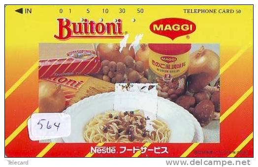 Scheda Telefonica Giappone * NESTLE * Télécarte Japon * L'Italia Relativi (564) Japan PHONECARD * ITALY RELATED - Advertising