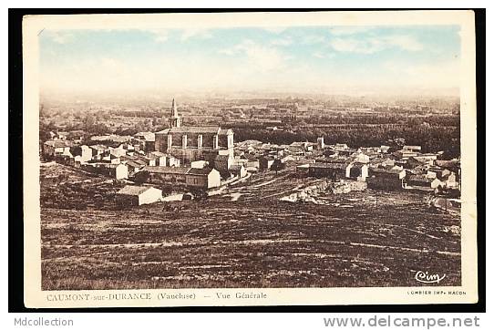 84 CAUMONT SUR DURANCE / Vue Générale / - Caumont Sur Durance