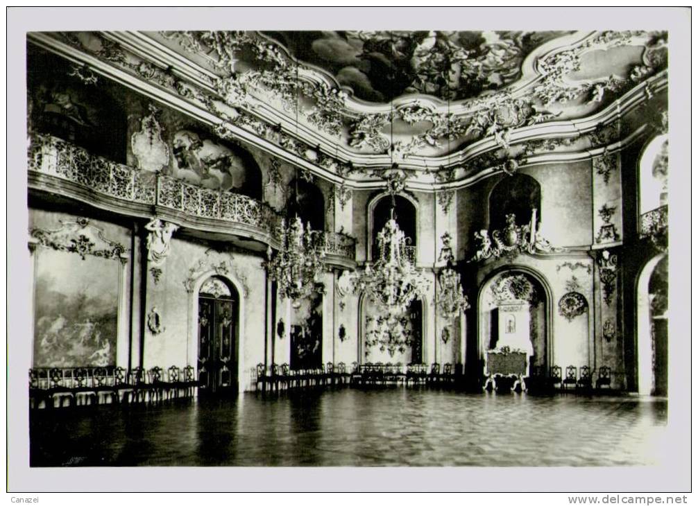 AK Rudolstadt, Heidecksburg, Großer Festsaal, Ung, 1953 - Rudolstadt