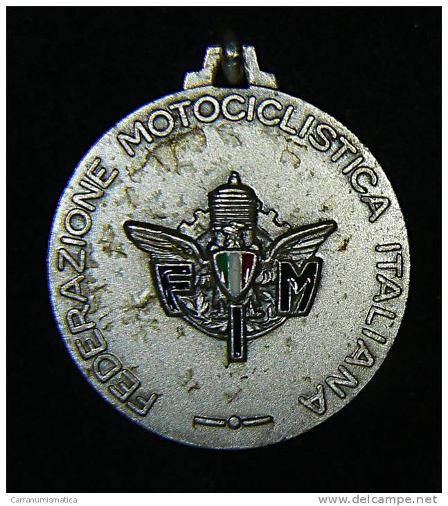 MEDAGLIA FEDERAZIONE MOTOCICLISTICA ITALIANA ARGENTO - Professionals/Firms