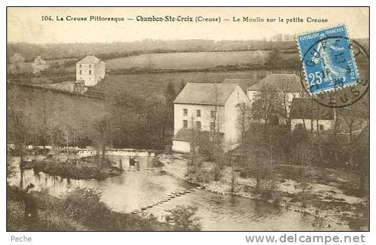 N°18920 -cpa Chambon Ste Croix -le Moulin Sur La Petite Creuse- - Molinos De Agua