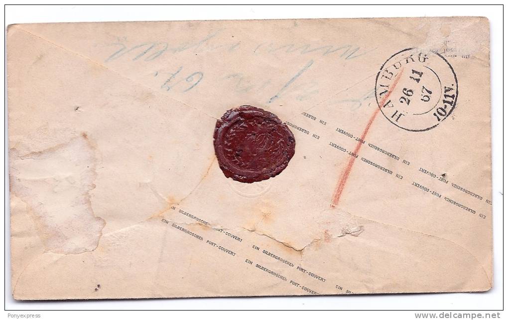 Entier + Timbre Recommandé De Luneburg Pour Hamburg - Postal  Stationery