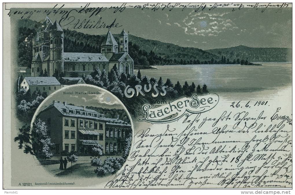 ALLEMAGNE - Gruss Vom LAACHER SEE (1901) - Andernach