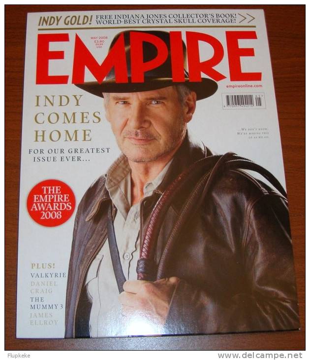 Empire 227 May 2008 Indy Comes Home Indiana Jones Harrison Ford Special Edition - Entertainment
