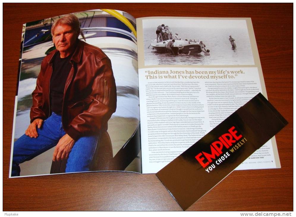 Empire 227 May 2008 Indy Comes Home Indiana Jones Harrison Ford Special Edition - Entretenimiento