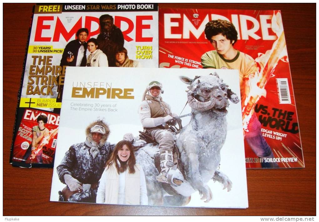 Empire 255 Septembre 2010 Special The Empire Strikes Back Star Wars - Divertissement