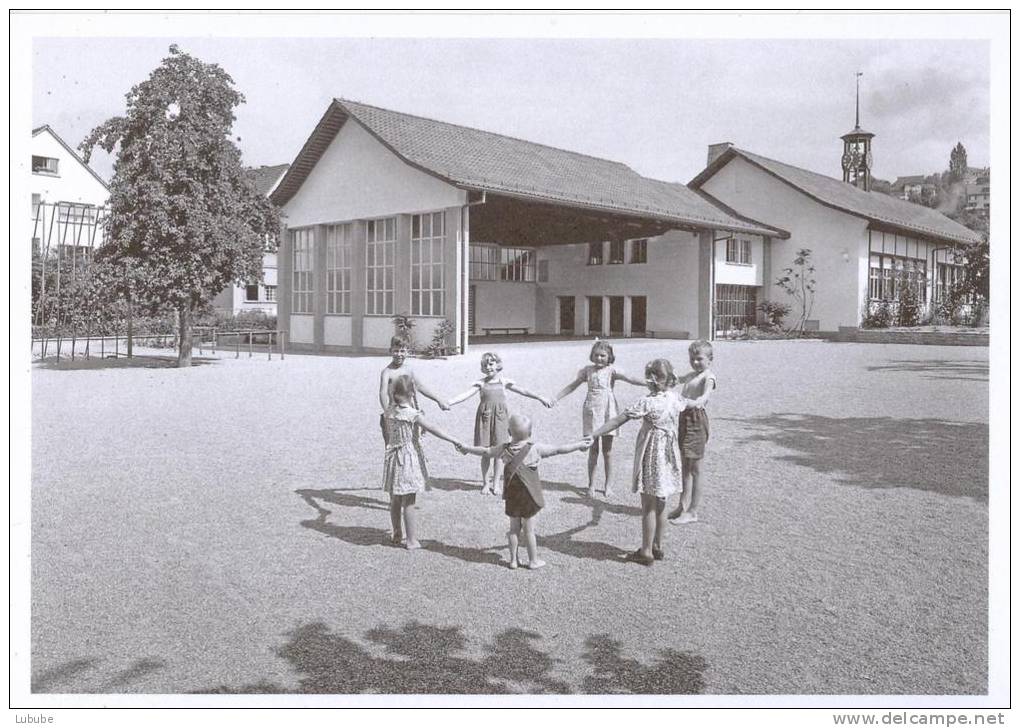 Küsnacht ZH - Neues Schulhaus Heslibach  (Repro)         1948 - Küsnacht