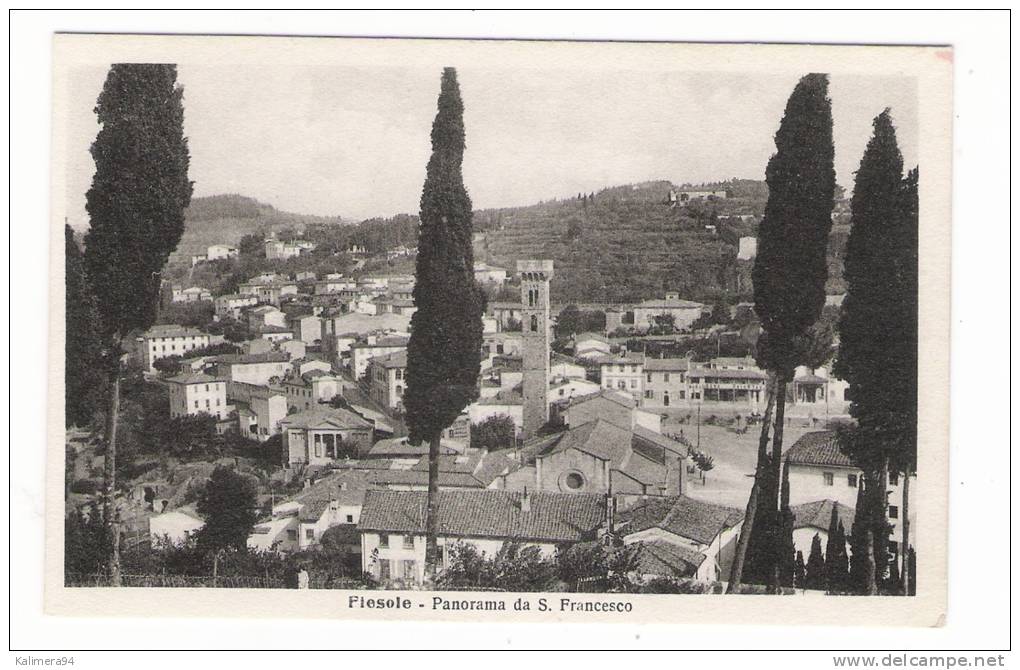 ITALIE  /  FIESOLE  ( TOSCANE ) /  PANORAMA  DA  SAN  FRANCESCO - Altri & Non Classificati