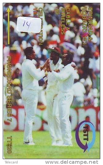 Télécarte Trinidad & Tobago * Sport * Cricket (14) Celebration Time * 62CTTA * PHONECARD * TELEFONKARTE - Sport