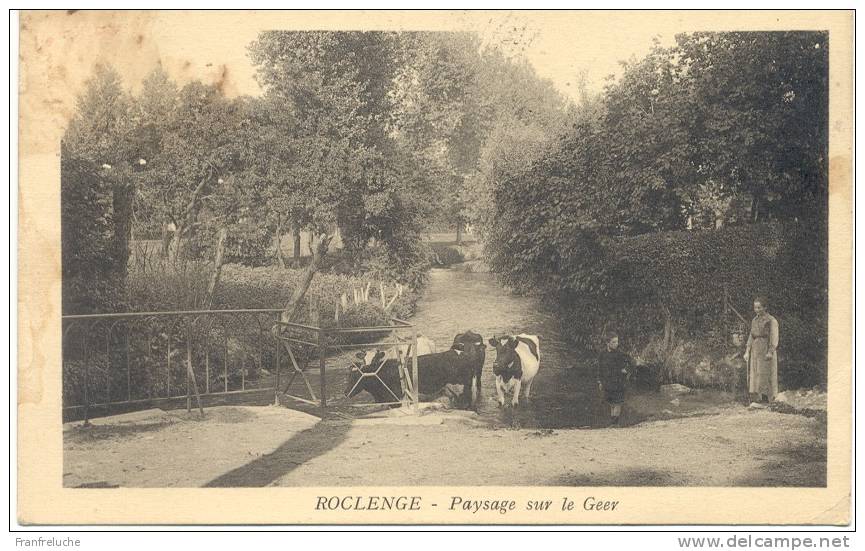 ROCLENGE (4690) Paysage  Sur Le Geer - Bassenge