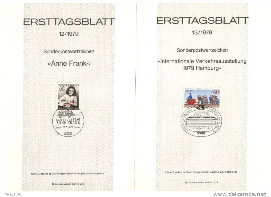 Germany - ETB 1979 26 Stück / 26 pieces (x254)-