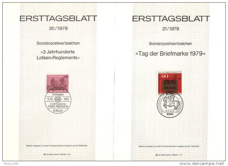 Germany - ETB 1979 26 Stück / 26 pieces (x254)-