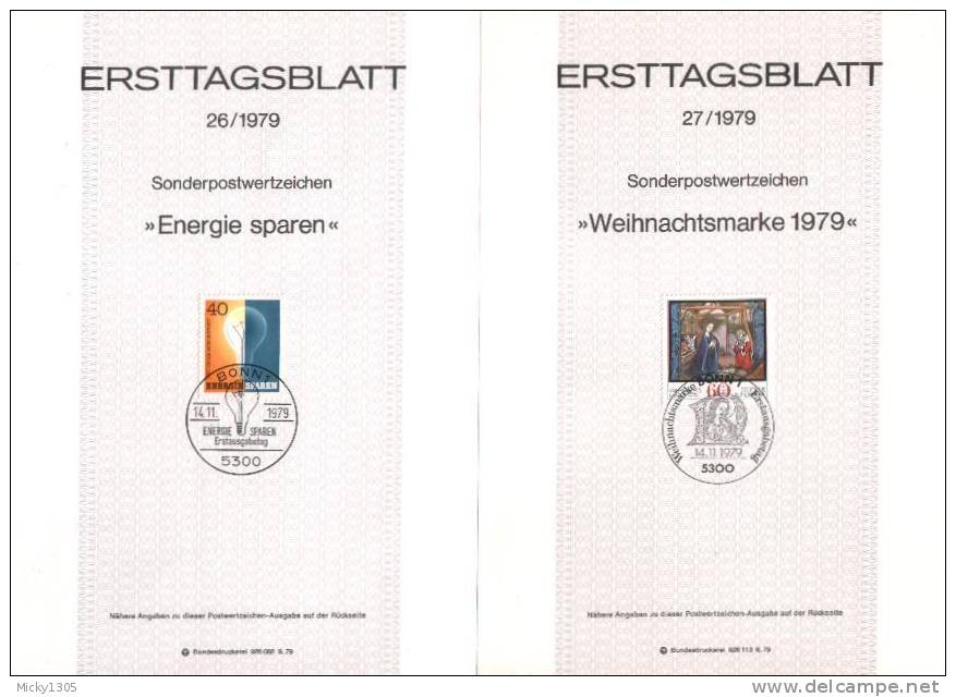 Germany - ETB 1979 26 Stück / 26 pieces (x254)-