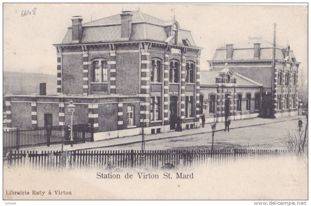 6648# BELGIQUE STATION DE VIRTON ST MARD PROVINCE DE LUXEMBOURG - Virton