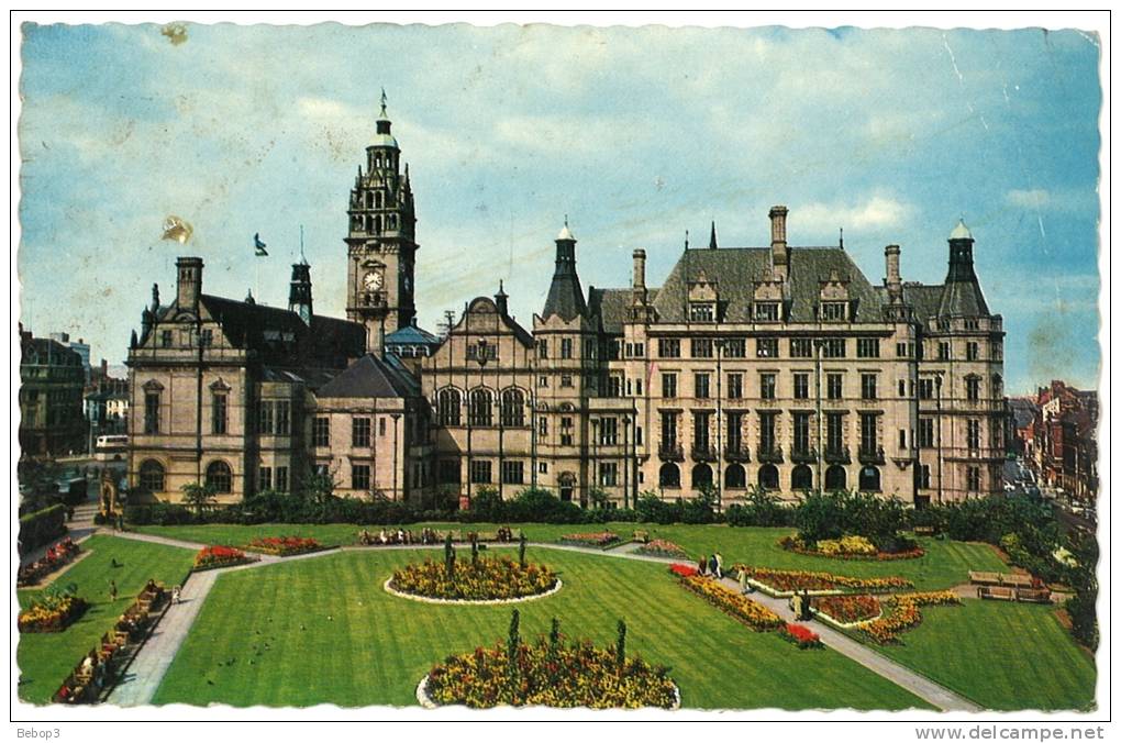 Angleterre Sheffield -  Saint Paul´s Gardens And Town Hall - Sheffield