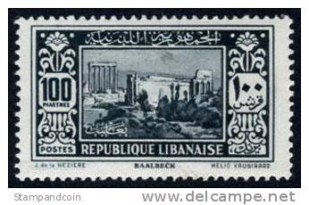 Grand Lebanon #134 Mint Hinged 100p From 1930-35 Set - Nuovi