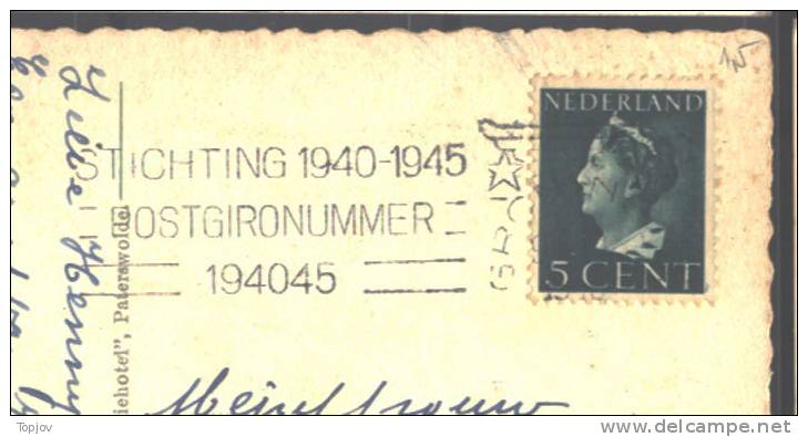 NETHERLANDS - FLAM  ''STICHTING  1940-1945 ... '' - 1946 - Covers & Documents