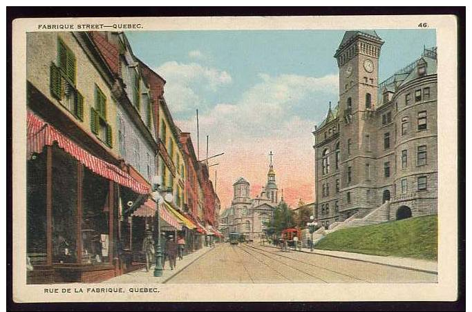 Rue De La Fabrique, Quebec Postcard C81 - Québec - La Cité