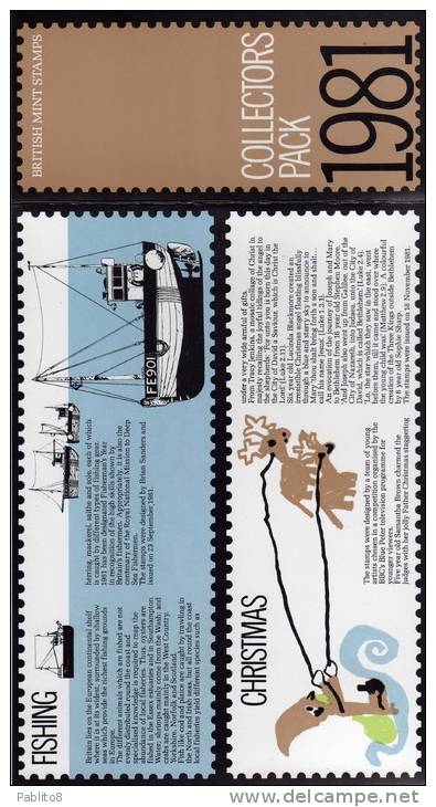 GREAT BRITAIN - GRAN BRETAGNA FOLDER YEAR - ANNO 1981 MNH - Presentation Packs