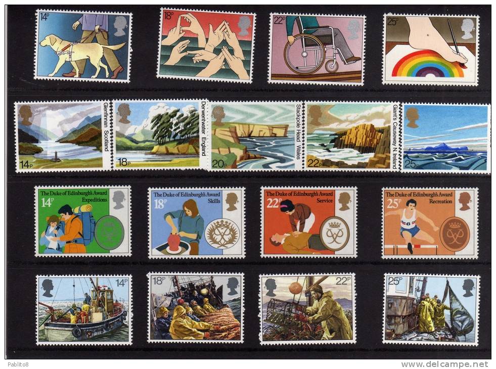 GREAT BRITAIN - GRAN BRETAGNA FOLDER YEAR - ANNO 1981 MNH - Presentation Packs