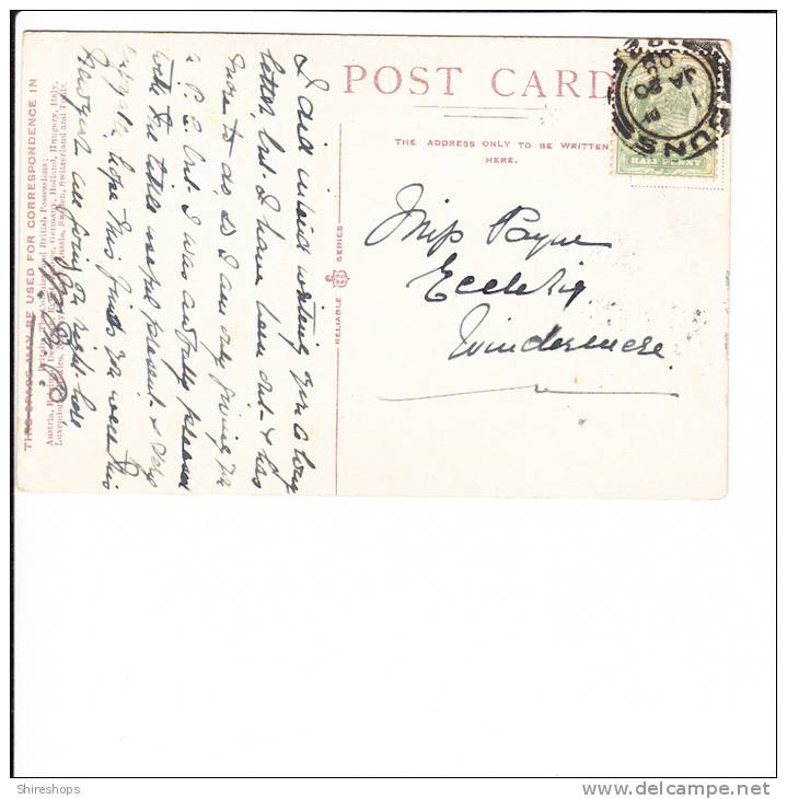 Scotland Manderston Anderson House Berwickshire 464 Postmark DUNS - Berwickshire