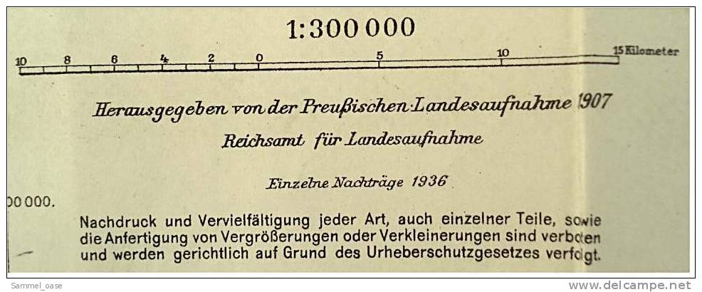 Ca.1936 Strassenkarte Sachsen-Anhalt , Magdeburg , Braunschweig - Salzwedel - Strassenkarten