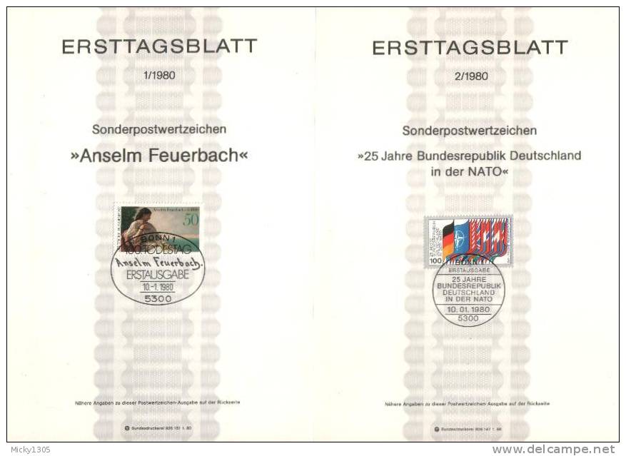 Germany - ETB 1980 Komplett 26 Stück / Complete 26 Pieces (x255)- - 1974-1980