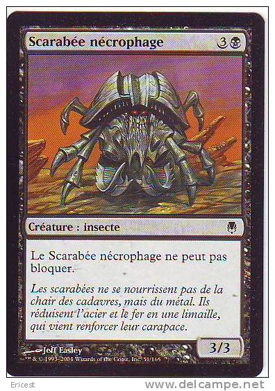 SCARABEE NECROPHAGE 51/165 BON ETAT - Autres & Non Classés