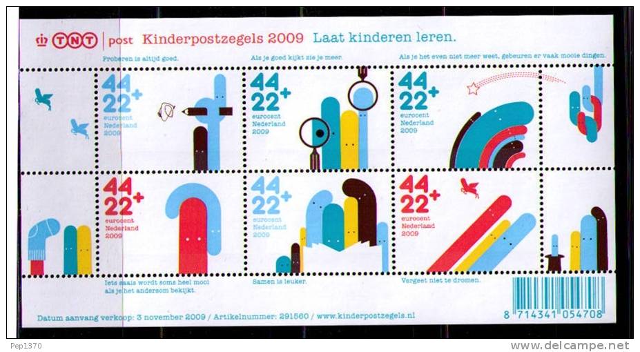 HOLANDA 2009 -AYUDA A LA INFANCIA - YVERT Nº 2635-40 - Unused Stamps