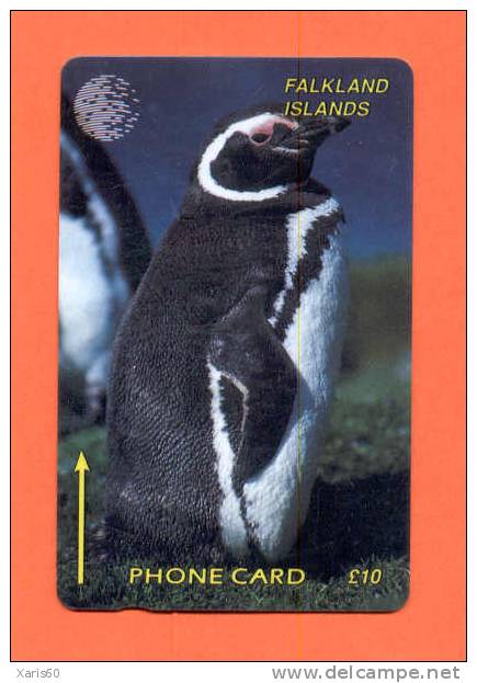 FALKLAND:FLK-1B £10.00 GPT Card ´Penguins´ 1CWFB - Falkland Islands