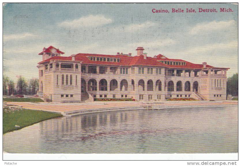 Casino Belle Isle Detroit Michigan - Vintage - Unused - Detroit