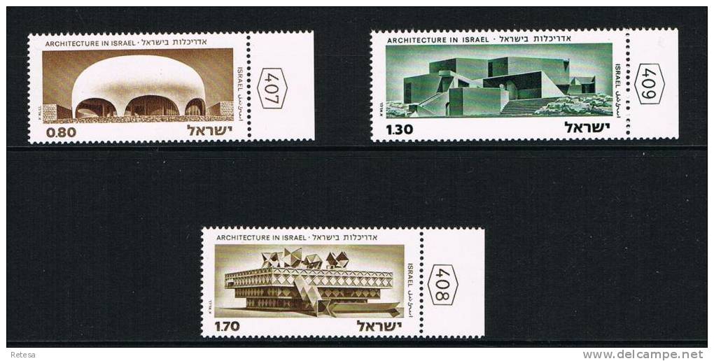 ISRAEL  MODERNE ARCHITECTUUR    1974 **  MET TAB - Mezquitas Y Sinagogas