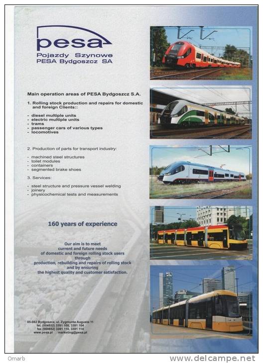 Alt070 Treno, Train, Locomotiva, Railway, Ferrovia, Tram, Tramway, Tranvie, Electrical And Diesel PESA Polska, Polonia - Altri & Non Classificati