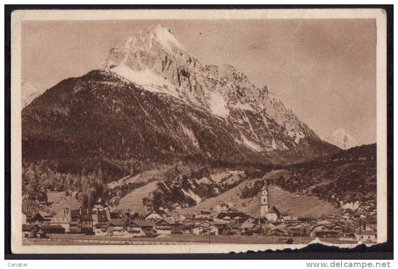 AK Mittenwald Gegen Wetterstein, Ung, Reichswinterhilfe-Lotterie 1934/35 Nr. 46 - Mittenwald